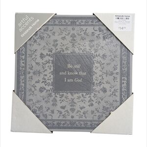 Kirklands Home White Canvas Art